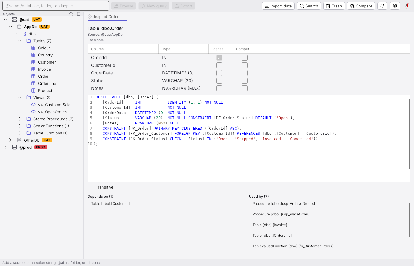 Object info